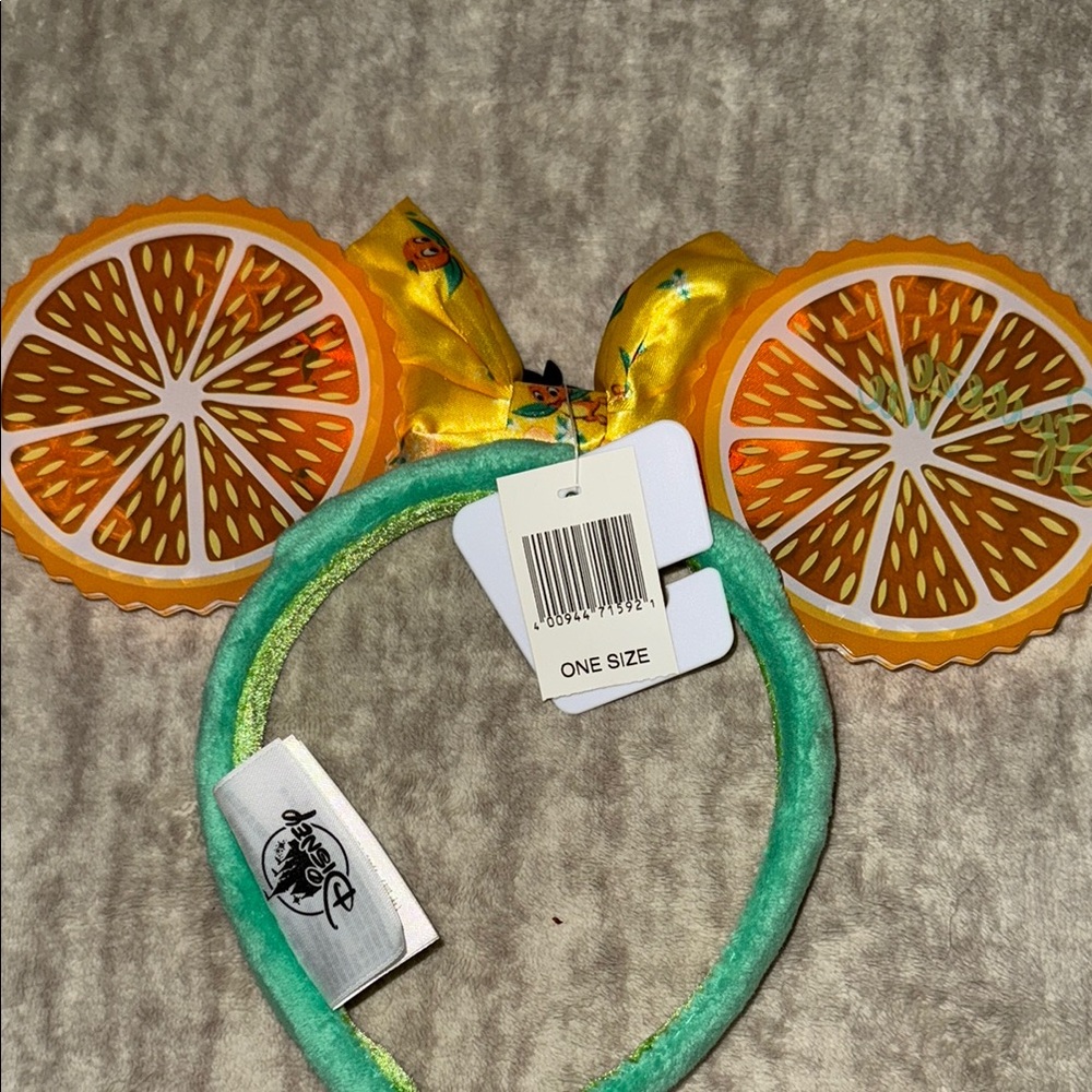 Orange Bird Themed Mouse Ears Headband - Picture 4 of 4